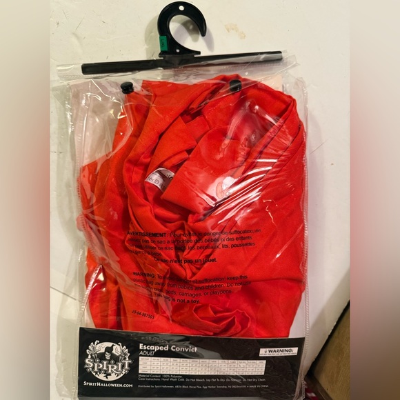 Escaped convict Halloween custom adult - Picture 2 of 3